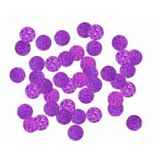 Folijas konfeti apļi, 2 cm, 250g, hologrāfiski violets cena un informācija | Svētku dekorācijas | 220.lv