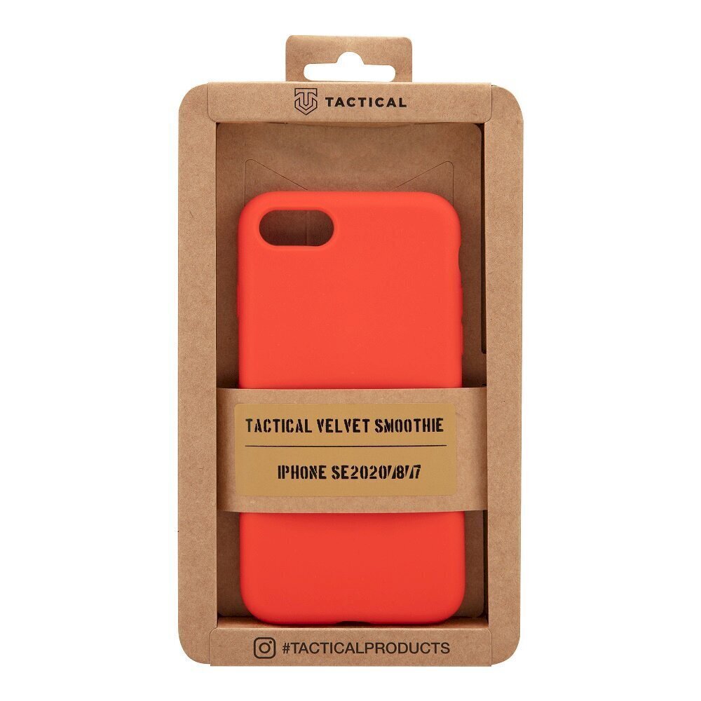 Tactical Velvet Smoothie Cover, paredzēts Apple iPhone 7/8/SE2020 Chilli cena un informācija | Telefonu vāciņi, maciņi | 220.lv