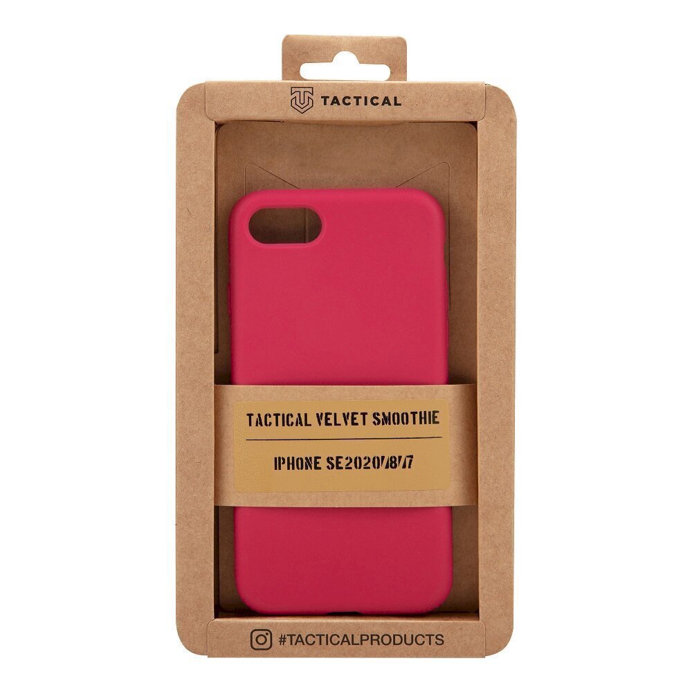 Tactical Velvet Smoothie Cover for Apple iPhone 7/8/SE2020 Sangria цена и информация | Telefonu vāciņi, maciņi | 220.lv