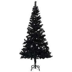 vidaXL mākslīgā Ziemassvētku egle ar LED un rotājumiem, 180 cm, PVC цена и информация | Искусственные елки | 220.lv