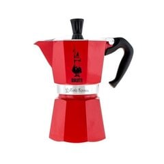 Moka кофеварка Bialetti Express на 6 чашек, красная цена и информация | Чайники, кофейники | 220.lv
