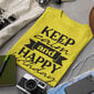 T-krekls "Keep calm and happy birthday" cena un informācija |  Oriģināli T-krekli | 220.lv