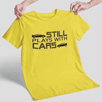 T-krekls "Still plays with cars" cena un informācija | Oriģināli T-krekli | 220.lv