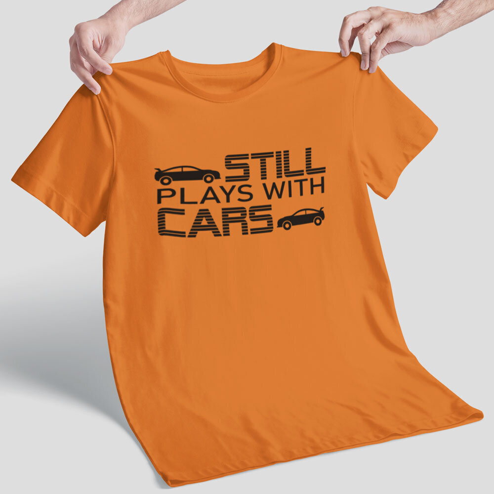 T-krekls "Still plays with cars" цена и информация |  Oriģināli T-krekli | 220.lv