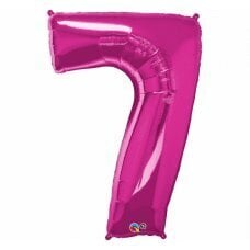 Воздушный шарик Цифра 7, пурпурный цена и информация | Шары | 220.lv