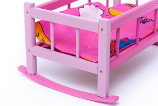 Качающаяся деревянная кроватка для куклы Tradition, 615 цена и информация | Игрушки для девочек | 220.lv