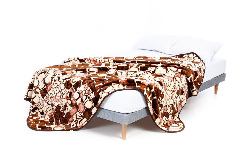 Pleds-gultas pārklājs Akmentiņi, 160x210 cm cena un informācija | Gultas pārklāji, pledi | 220.lv