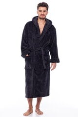 Peldmētelis ar kapuci vīriešiem Elite Bamboo, pelēks cena un informācija | Vīriešu halāti, pidžamas | 220.lv