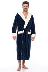 Peldmētelis vīriešiem Elite Bamboo, zils цена и информация | Мужские халаты, пижамы | 220.lv