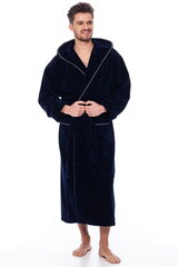 Peldmētelis vīriešiem Elite Bamboo, zils cena un informācija | Vīriešu halāti, pidžamas | 220.lv