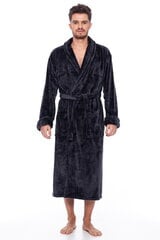 Халат с капюшоном для мужчин Elite Bamboo, серый цена и информация | Мужские халаты, пижамы | 220.lv
