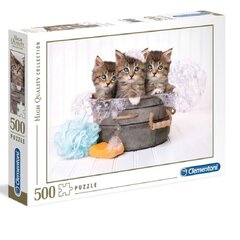 Пазл Clementoni High Quality Collection Kittens (Котята), 35065, 500 д. цена и информация | Пазлы | 220.lv