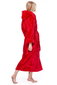 Bambusa šķiedras halāts ar kapuci sievietēm Angora Bamboo, sarkans цена и информация | Sieviešu halāti | 220.lv