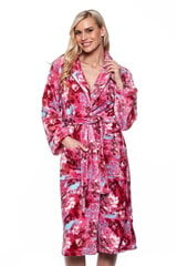 Халат с цветами для женщин, розовый цена и информация | Женские халаты | 220.lv
