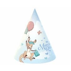 Papīra cepures HB Kangaroo, 6 gab. cena un informācija | Svētku dekorācijas | 220.lv
