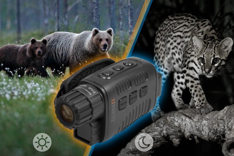 Nakts redzamības ierīce ar foto un video ierakstīšanu Technaxx TX-141 cena un informācija | Binokļi | 220.lv