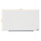 Baltā tāfele Glass Nobo Widescreen 31" Brilliant White cena un informācija | Kancelejas preces | 220.lv
