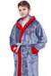 Peldmētelis pusaudžiem Elite Bamboo, pelēks цена и информация | Zēnu pidžamas, halāti | 220.lv
