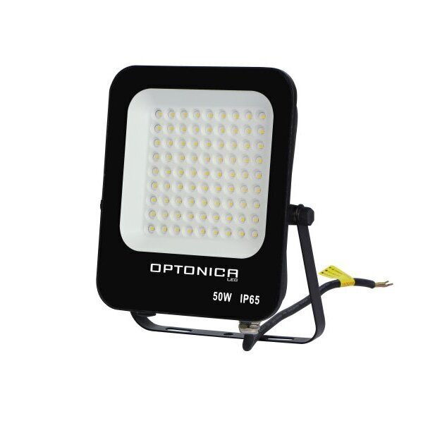 LED SMD prožektors melnā korpusā IP65 50W Optonica cena un informācija | Lukturi | 220.lv