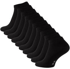 Тренировочные носки черные, 10 пар цена и информация | Женские носки | 220.lv