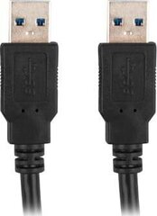 Lanberg CA-USBA-30CU-0018-BK USB-A, 1.8 m цена и информация | Кабели для телефонов | 220.lv