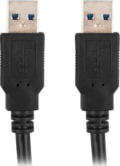 Lanberg CA-USBA-30CU-0018-BK USB-A, 1.8 m cena un informācija | Savienotājkabeļi | 220.lv