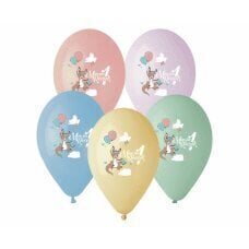 Воздушные шары премиум-класса для 1-го дня рождения «Кенгуру», 13 дюймов, 5 шт. цена и информация | Шарики | 220.lv