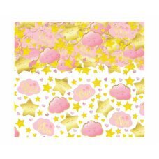 Confetti Oh Baby Girl papīrs / folija 70 g цена и информация | Праздничные декорации | 220.lv