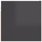 vidaXL naktsskapīši, 2 gab., 30,5x30x30 cm, pelēki, skaidu plāksne cena un informācija | Naktsskapīši | 220.lv
