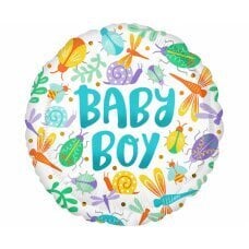 Standarta Baby Boy akvareļu folijas balons S40, iepakots цена и информация | Шарики | 220.lv