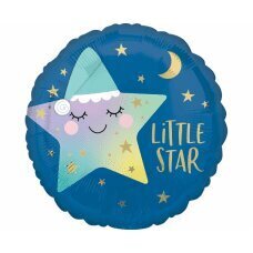 Стандартный воздушный шар из фольги Sleepy Little One S40 в упаковке цена и информация | Шарики | 220.lv