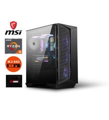 MSI GunGir 110M Ryzen 7 5700G 8GB 1TB SSD M2 1TB HDD RX 560 4GB Windows 10 Stacionārais dators цена и информация | Стационарные компьютеры | 220.lv