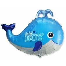 Воздушный шар фольгированный 24 &amp;quot;FX Baby Boy, кит цена и информация | Шарики | 220.lv