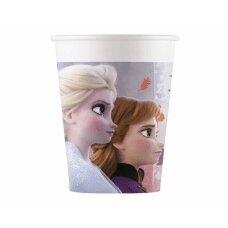 Papīra krūzes (WM), Frozen 2 (Disney), 200 ml, 8 gab. (SUP etiķete) cena un informācija | Vienreizējie trauki | 220.lv