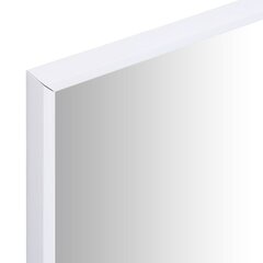 vidaXL spogulis, 40x40 cm, balts cena un informācija | Spoguļi | 220.lv