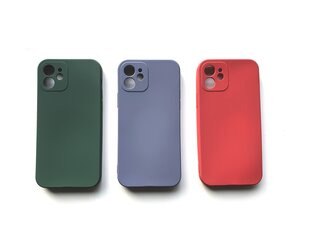 Cиликоновый чехол Hallo Soft Silicone для Apple iPhone 12 / 12 Pro, красный цена и информация | Чехлы для телефонов | 220.lv