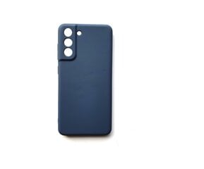 Матовый силиконовый чехол Hallo Back Case 1 мм для Samsung Galaxy S21 FE, синий цена и информация | Чехлы для телефонов | 220.lv