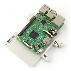 Raspberry Pi 4B/3B turētājs uz DIN sliedes - DRP2 цена и информация | Электроника с открытым кодом | 220.lv