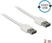 USB 2.0 Kabelis DELOCK 85194 (2 m) Balts cena un informācija | Savienotājkabeļi | 220.lv