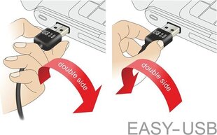 USB 2.0-кабель DELOCK 85194 (2 м) белый цена и информация | Кабели для телефонов | 220.lv