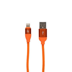 USB uz Lightning Kabelis Contact 2A 1,5 m: Krāsa - Oranžs цена и информация | Кабели для телефонов | 220.lv