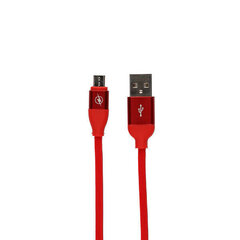 USB uz Lightning Kabelis Contact 2A 1,5 m: Krāsa - Sarkans цена и информация | Кабели для телефонов | 220.lv