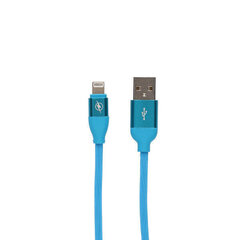 USB uz Lightning Kabelis Contact 2A 1,5 m: Krāsa - Zils цена и информация | Кабели для телефонов | 220.lv