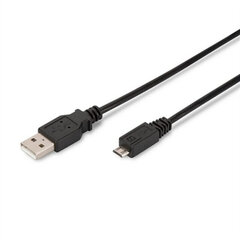 USB to mikro USB kabelis Ewent EW-UAB-010-MC 1 m cena un informācija | Savienotājkabeļi | 220.lv