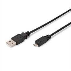 USB 2.0-кабель Ewent EC1018, чёрный, 1.8 м цена и информация | Кабели для телефонов | 220.lv