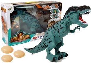 Динозавр на батарейках, тираннозавр, откладывает синие яйца с паром цена и информация | Игрушки для мальчиков | 220.lv