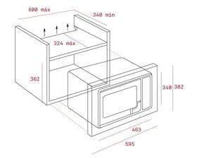 Teka MWE225 цена и информация | Микроволновые печи | 220.lv