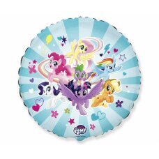 Folija balons 18 FX My Little Pony — komanda, iepakots cena un informācija | Baloni | 220.lv