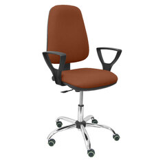 Кожаное офисное кресло, коричневое. цена и информация | Офисные кресла | 220.lv