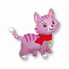 Folija balons 24 FX Pretty Cat, rozā, iepakots цена и информация | Шарики | 220.lv